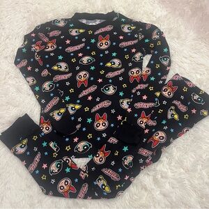 Powerpuff Girls Character Two-Piece Pajamas Set Size XL 12